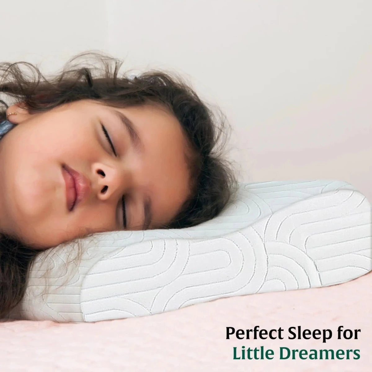 Little Dreamers - DreamyCurve Kids Memory Foam Pillow (3 - 8 Years) - Baby - 8 - 15 Years - Pillow - The White Willow