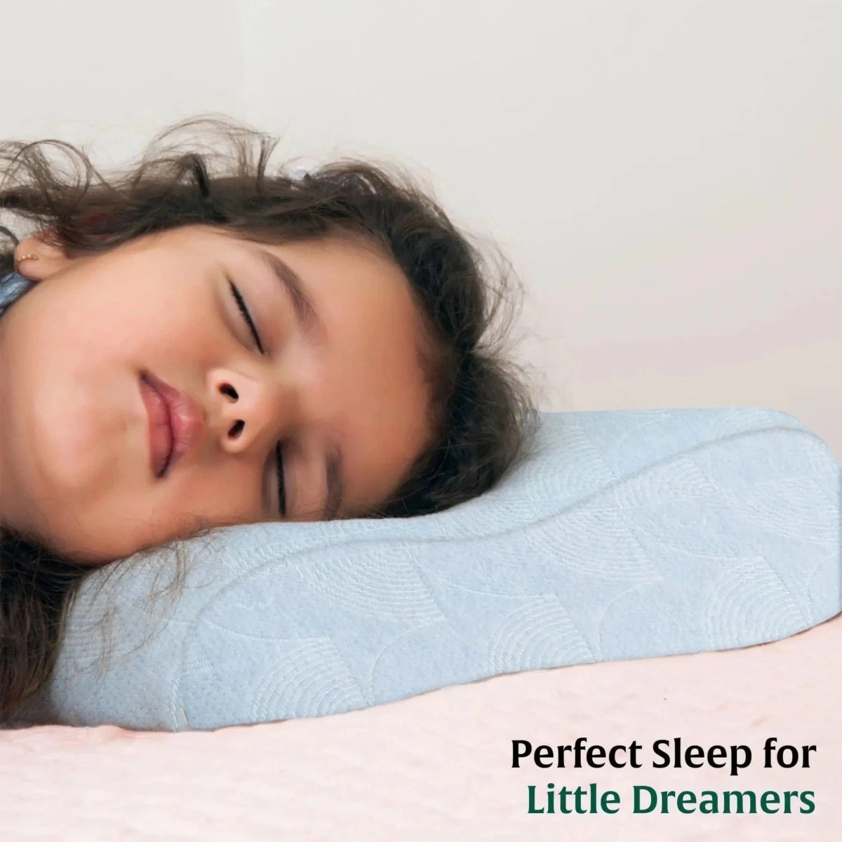 Little Dreamers - DreamyCurve Kids Memory Foam Pillow (3 - 8 Years) - Baby - 8 - 15 Years - Pillow - The White Willow