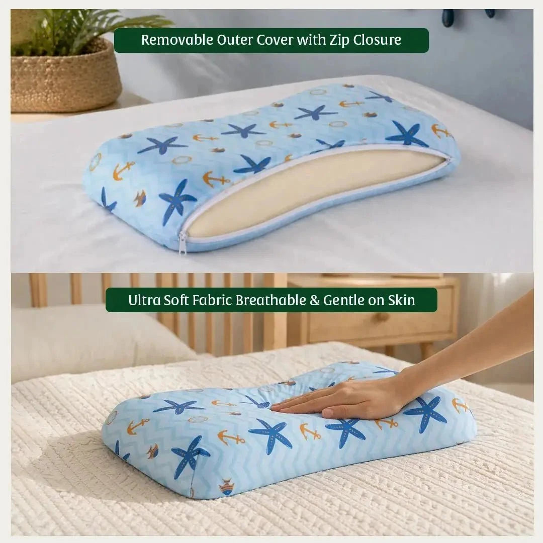 Little Dreamers Magic Mellow Kids Bed Pillow Cover Only Pillow Cover The White Willow 