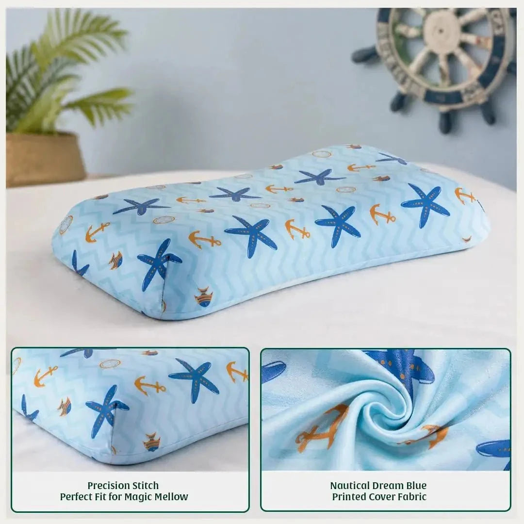 Little Dreamers Magic Mellow Kids Bed Pillow Cover Only Pillow Cover The White Willow 