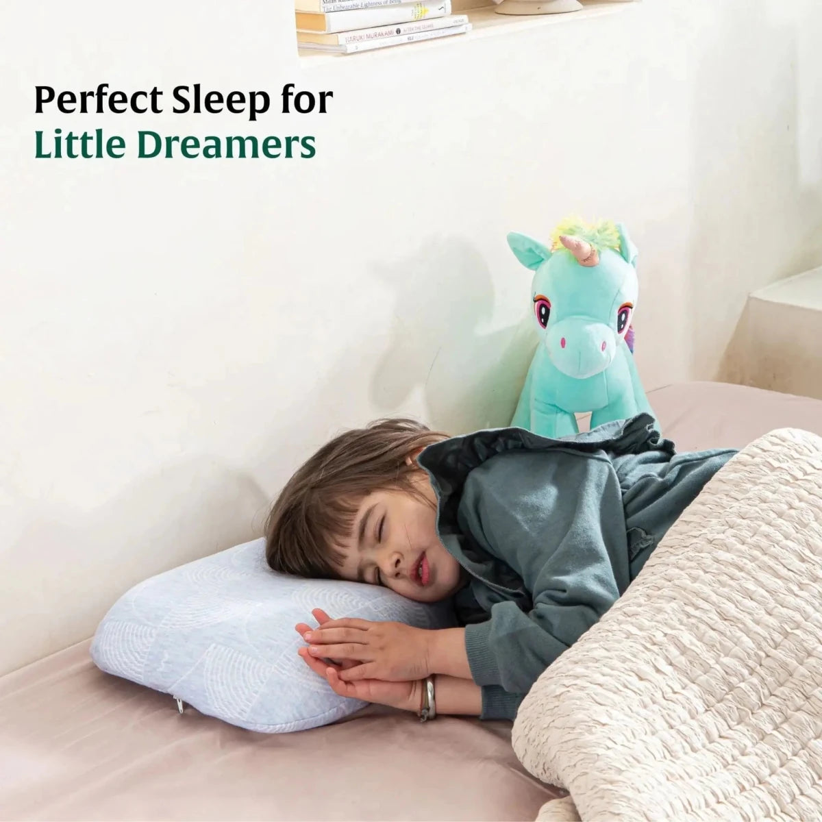 Little Dreamers - Magic Mellow Kids Memory Foam Pillow (3 - 8 Years) - Baby - 3 - 8 Years - Pillow - The White Willow