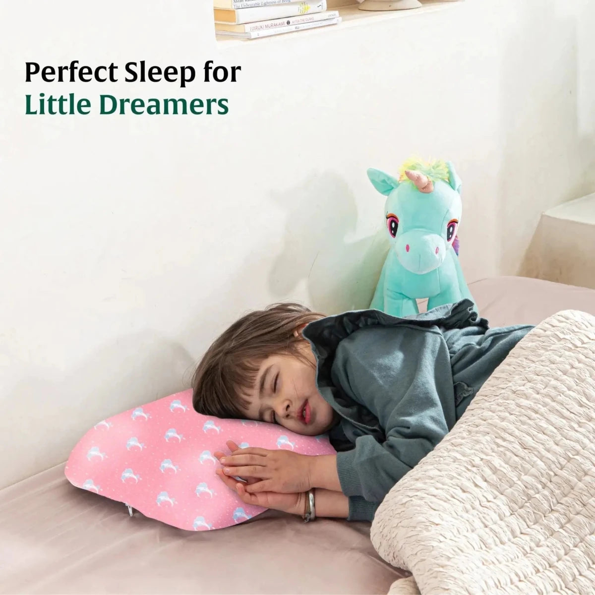 Little Dreamers - Magic Mellow Kids Memory Foam Pillow (3 - 8 Years) - Baby - 3 - 8 Years - Pillow - The White Willow