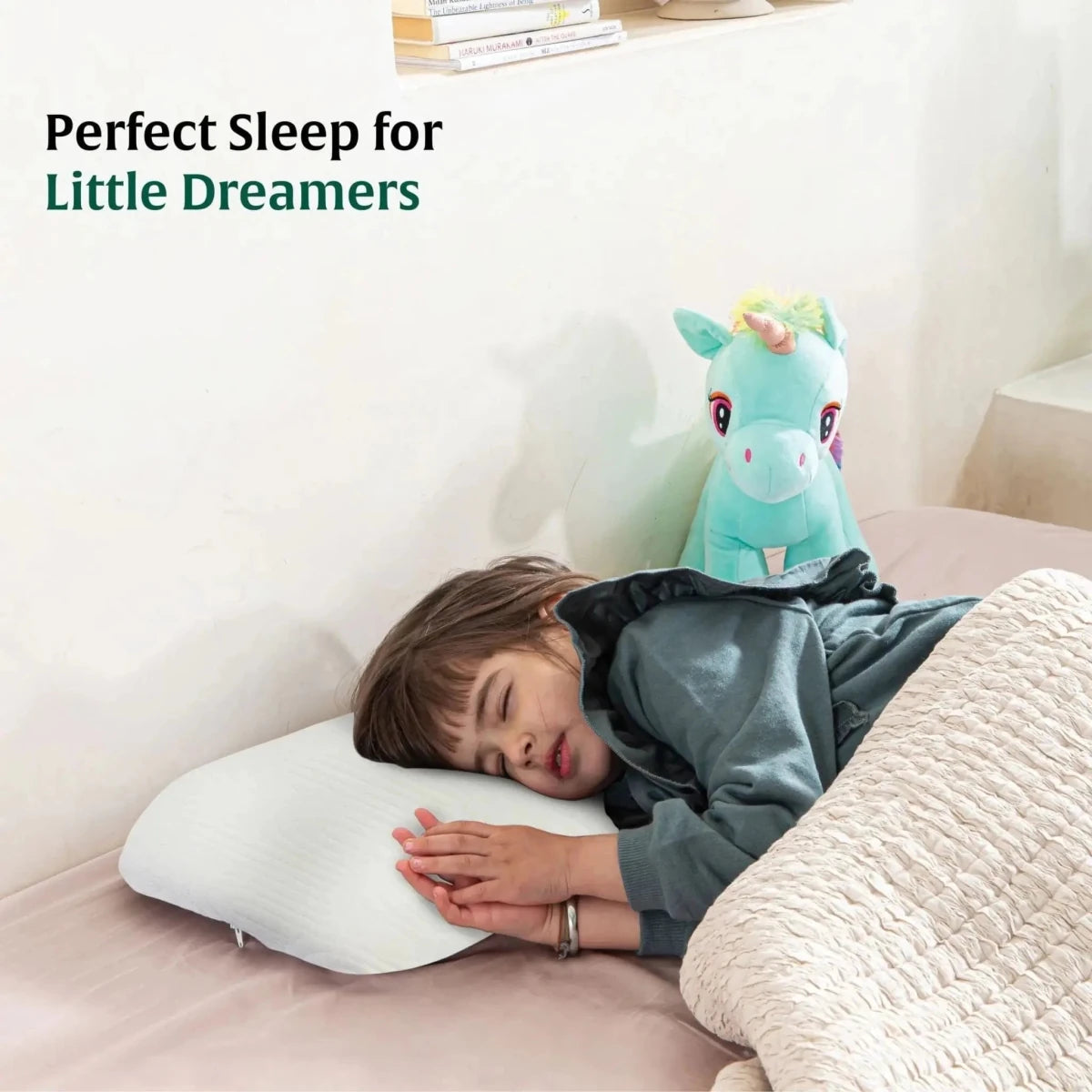 Little Dreamers - Magic Mellow Kids Memory Foam Pillow (3 - 8 Years) - Baby - 3 - 8 Years - Pillow - The White Willow