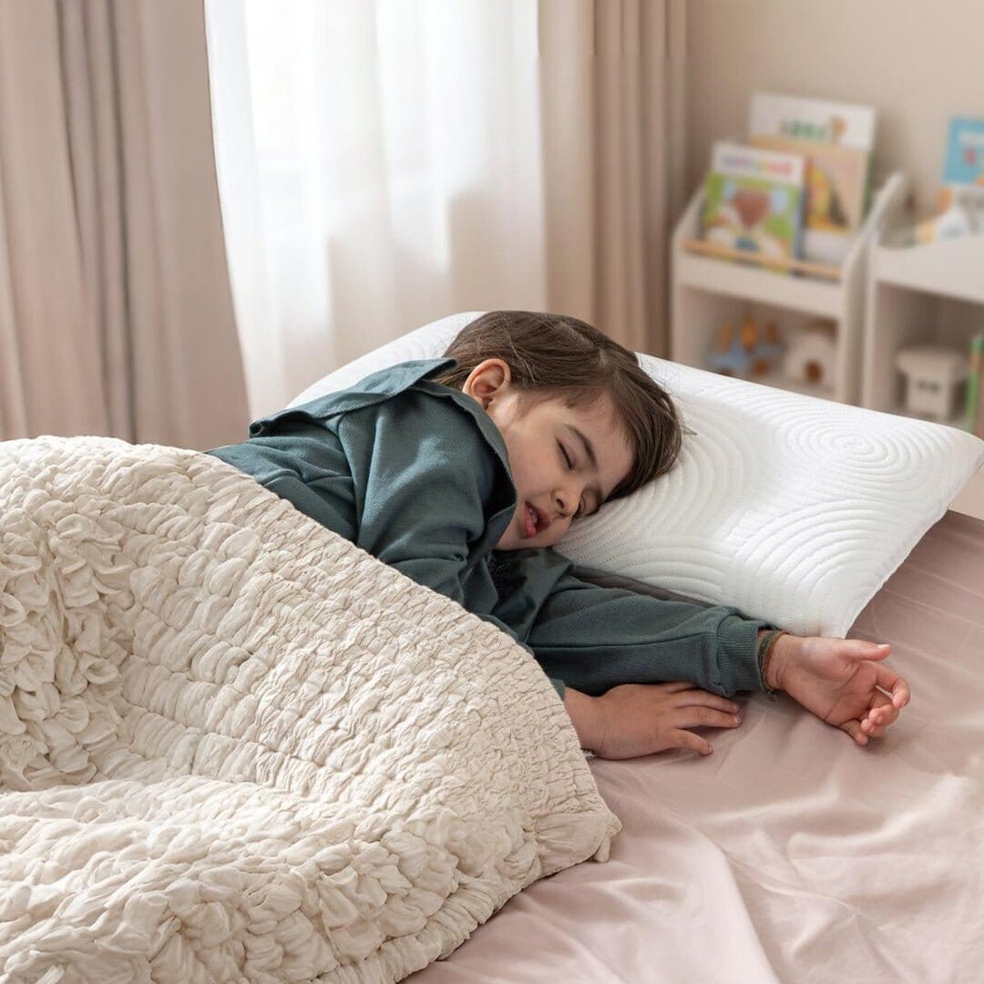 Little Dreamers-ThickSnooze Kids Memory Foam Pillow (10-13 Years) Baby-15 Years & Above-Pillow The White Willow 