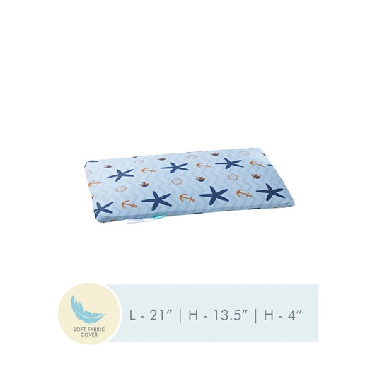 Little Dreamers ThickSnooze Kids Pillow Cover Only Pillow Cover The White Willow Blue 