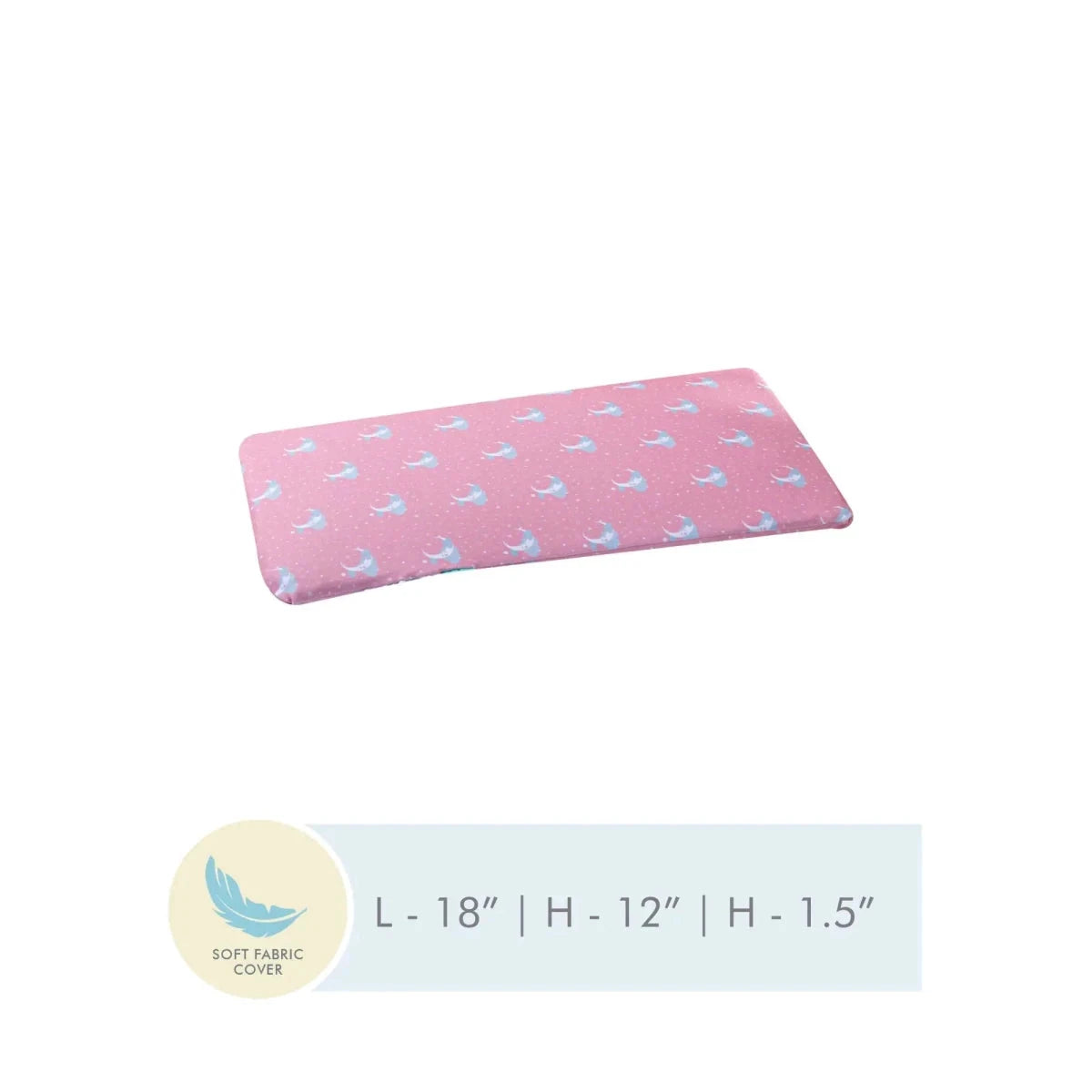 Little Dreamers ThickSnooze Kids Pillow Cover Only Pillow Cover The White Willow Pink 