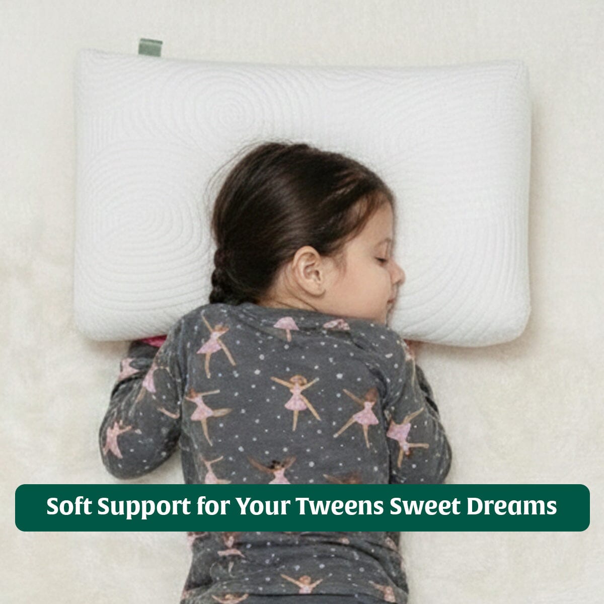 Little Dreamers - TinyComfort Kids Memory Foam Pillow (1 - 3 Years) - Baby - 1 - 3 Years - Pillow - The White Willow