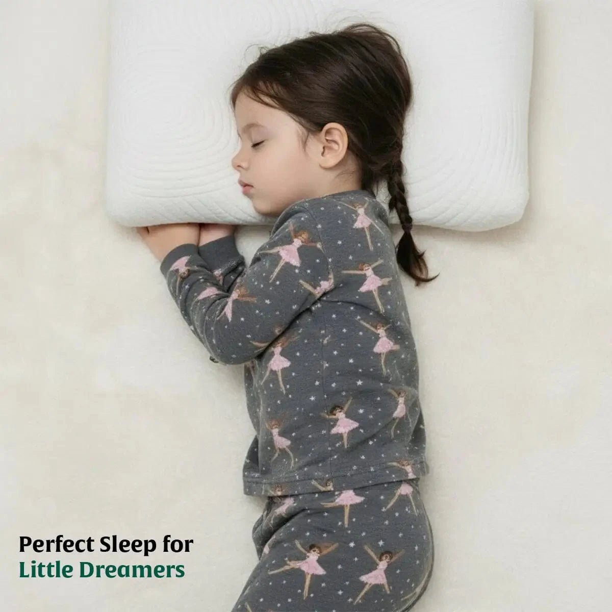 Little Dreamers - TinyComfort Kids Memory Foam Pillow (1 - 3 Years) - Baby - 1 - 3 Years - Pillow - The White Willow