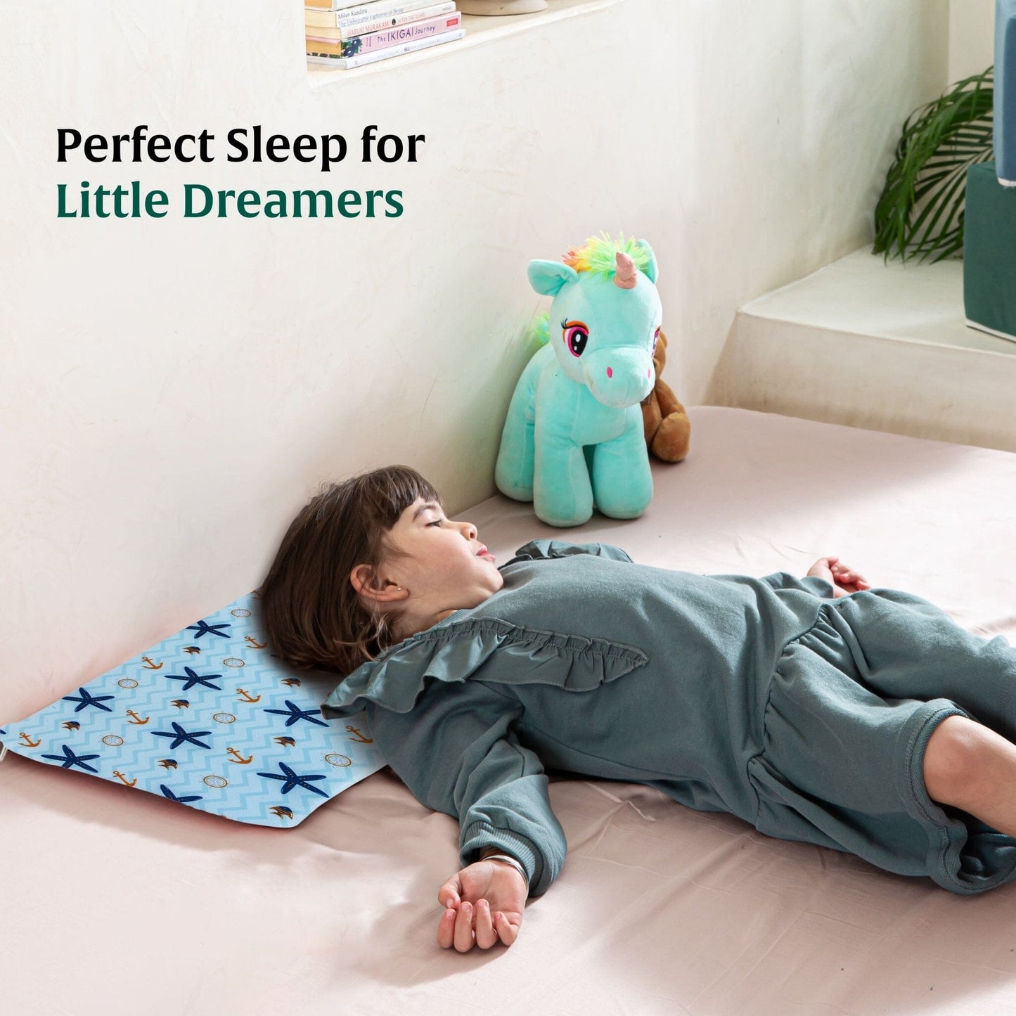 Little Dreamers-TinyComfort Kids Memory Foam Pillow (1-3 Years) Baby-1-3 Years-Pillow The White Willow 