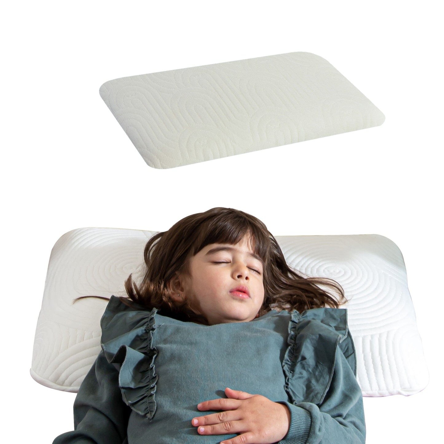 Little Dreamers-TinyComfort Kids Memory Foam Pillow (1-3 Years) Baby-1-3 Years-Pillow The White Willow Creamy Calm 