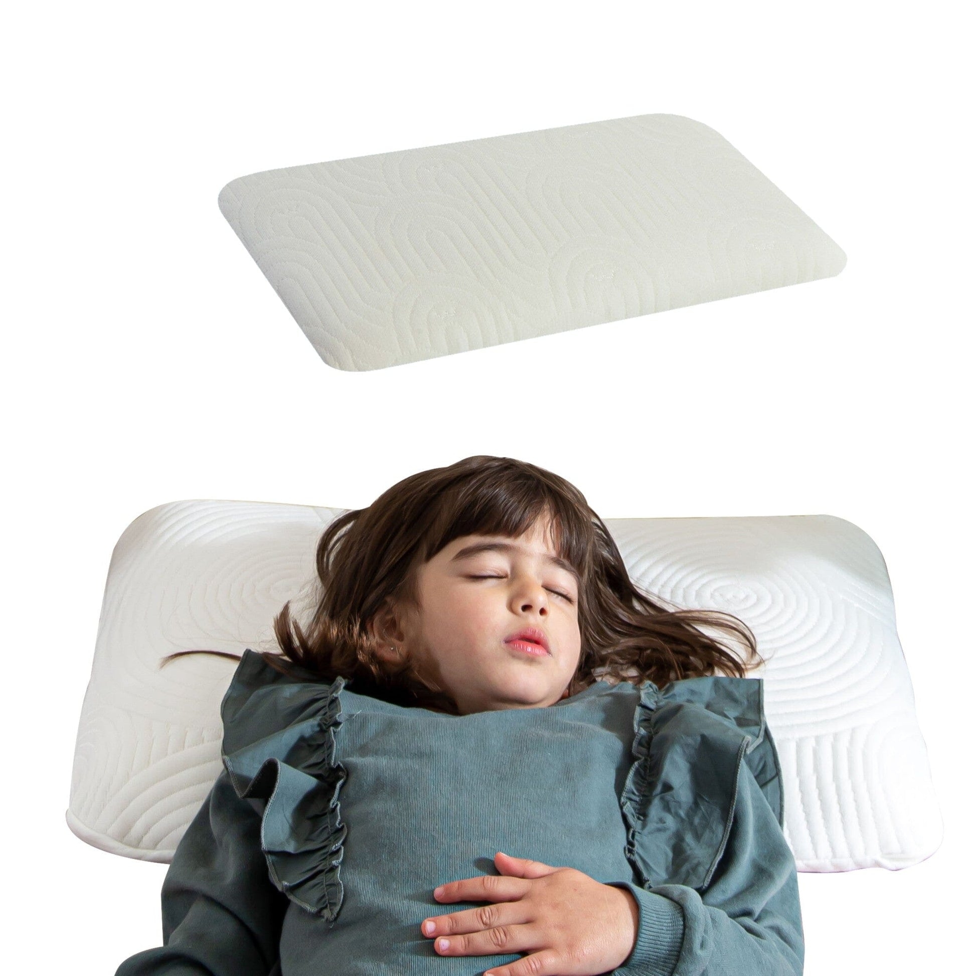 Little Dreamers-TinyComfort Kids Memory Foam Pillow (1-3 Years) Baby-1-3 Years-Pillow The White Willow Creamy Calm 