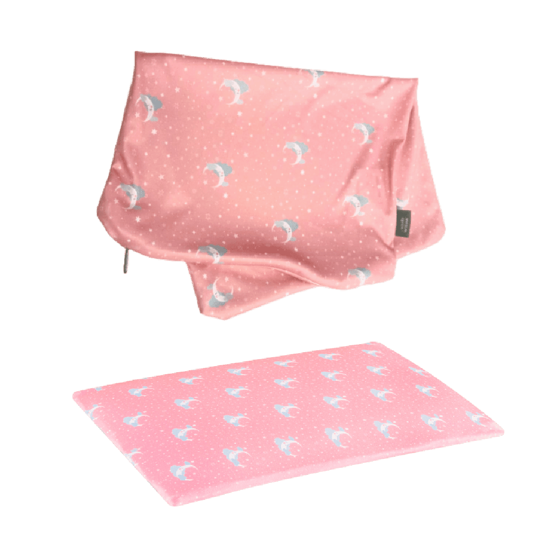 Little Dreamers TinyComfort Pillow Cover Only Pillow Cover The White Willow Pink 