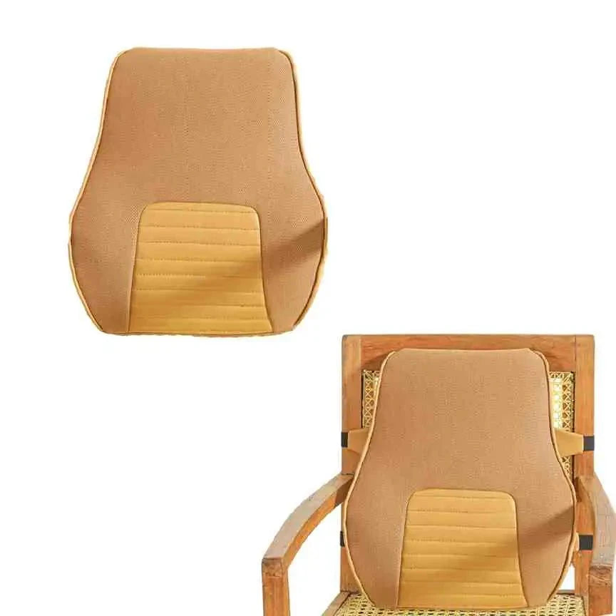 LowerEase Back Support Pillow Lumbar Back Support The White Willow Soft~ Suggested Weight ~ Below 60 kg Sunshine 