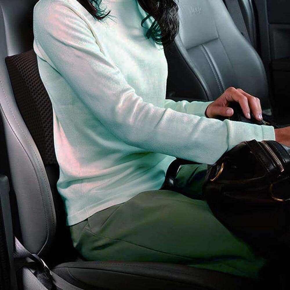 Navaho - Memory Foam Travel Lumbar Back Support - Medium Firm Hidden The White Willow 