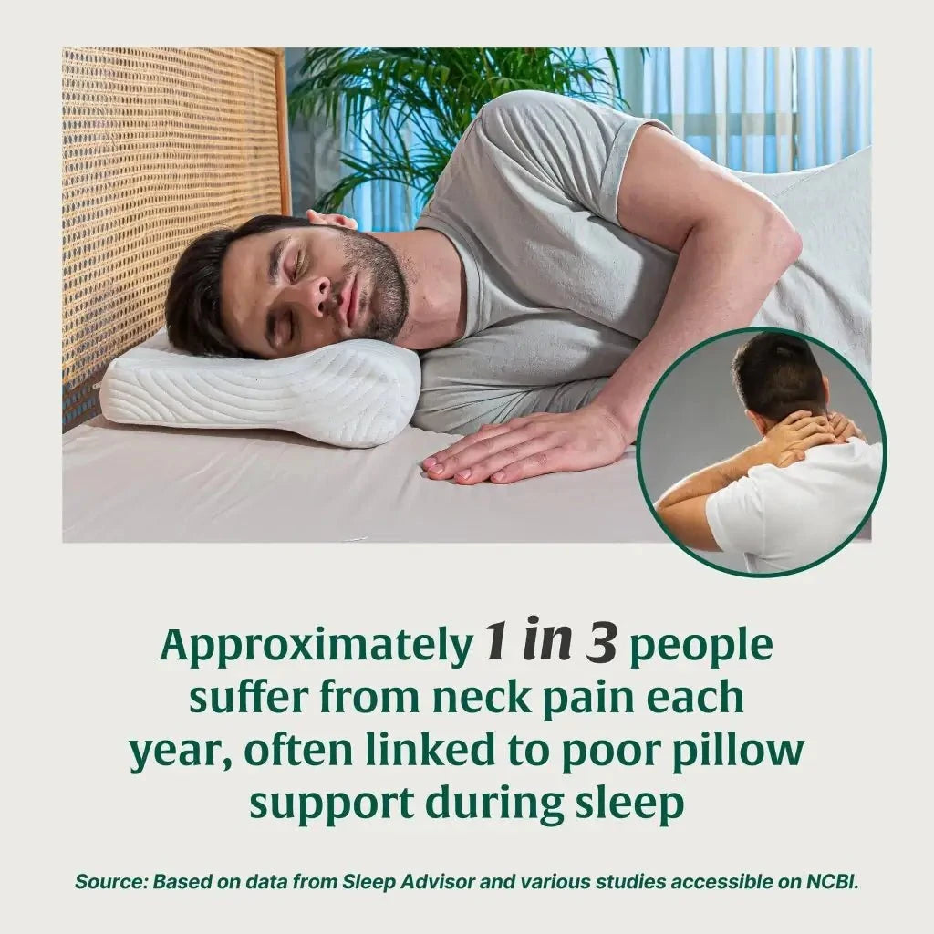 NeckFlex Dual Loft Cervical Alignment Pillow Contour Pillow The White Willow 