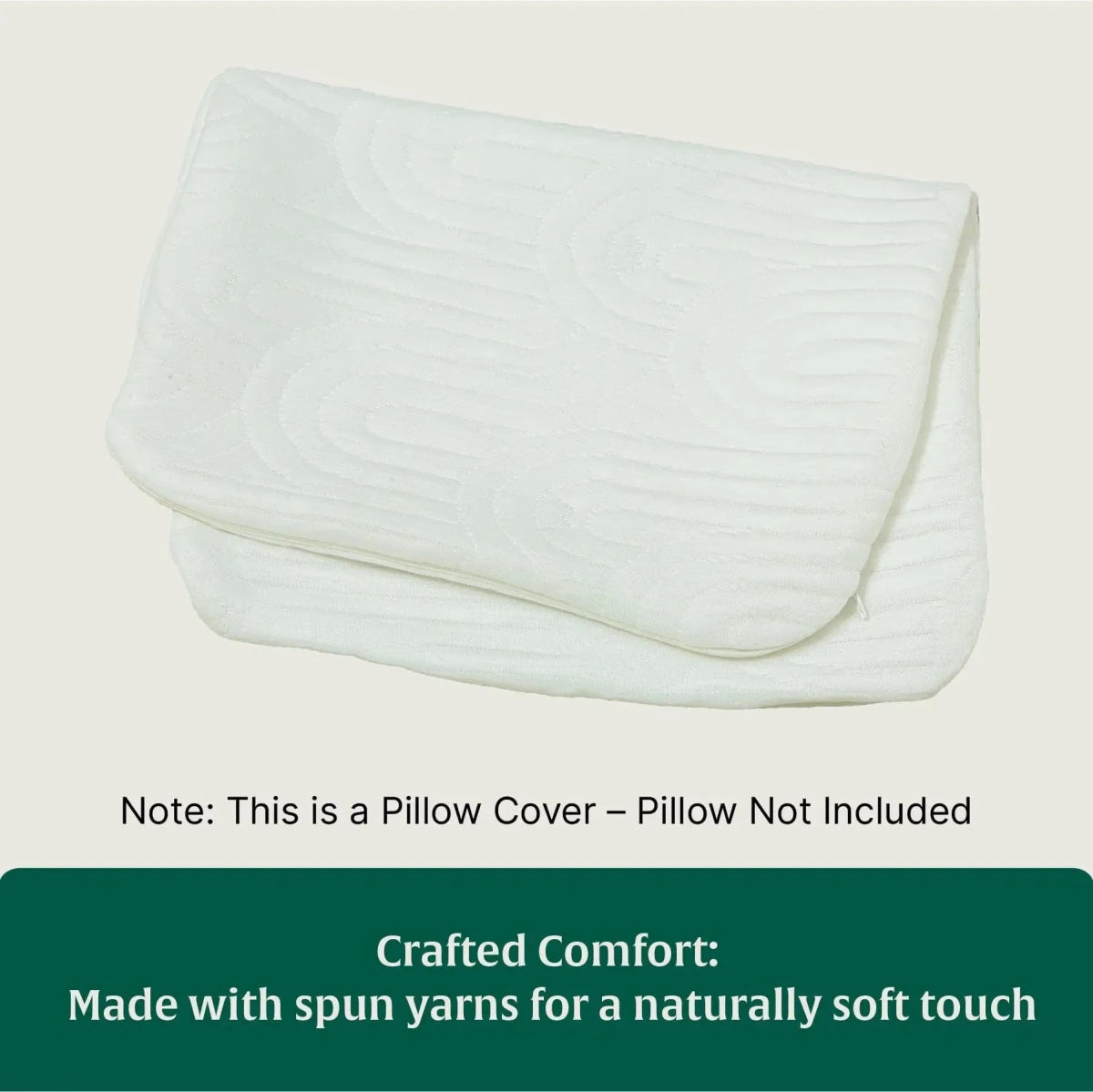 NeckFlex Dual Loft Cervical Alignment Pillow Cover Only - Pillow Cover - The White Willow