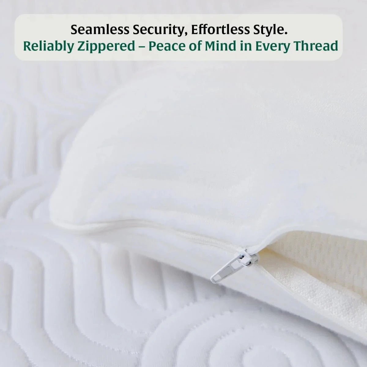 NeckFlex Dual Loft Cervical Alignment Pillow Cover Only Pillow Cover The White Willow 