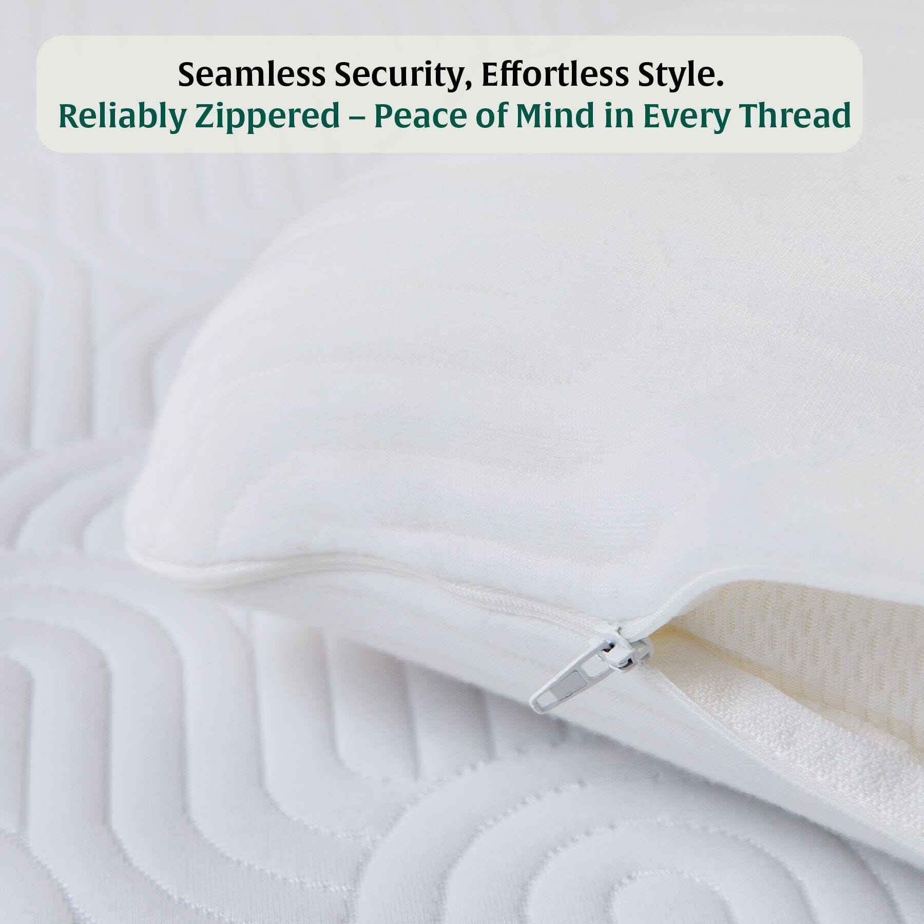 NeckFlex Dual Loft Cervical Alignment Pillow Cover Only Pillow Cover The White Willow 