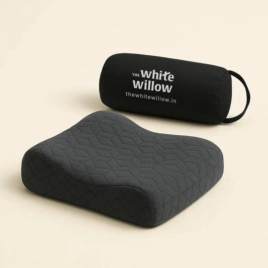 Notus - Memory foam Small Contour Travel Pillow - Medium Firm - Travel Pillow - The White Willow