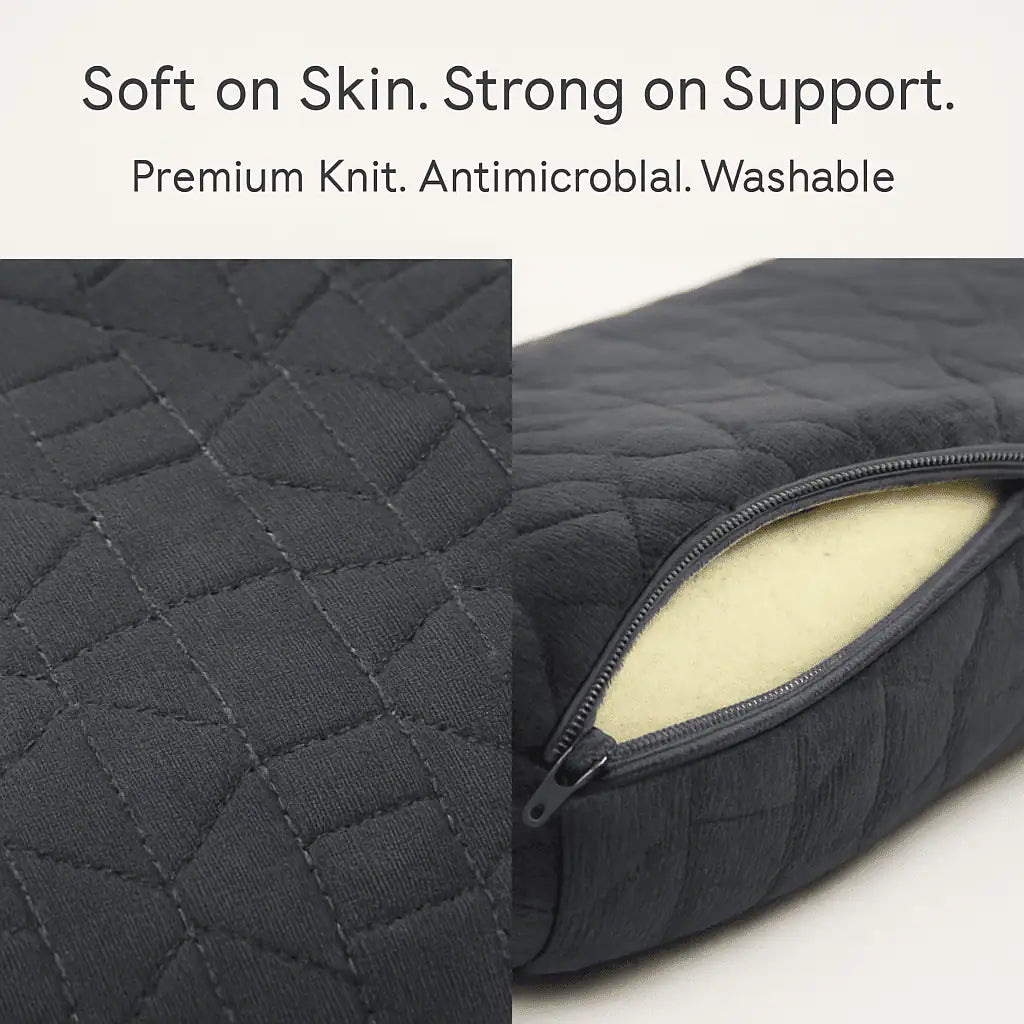 Notus - Memory foam Small Contour Travel Pillow - Medium Firm - Travel Pillow - The White Willow