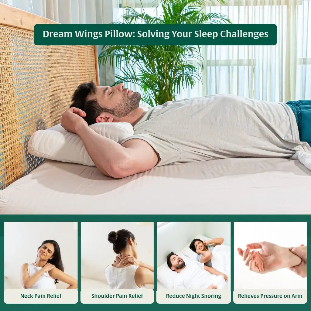 Dream Wings Butterfly Shoulder Support Pillow - Contour Pillow - The White Willow