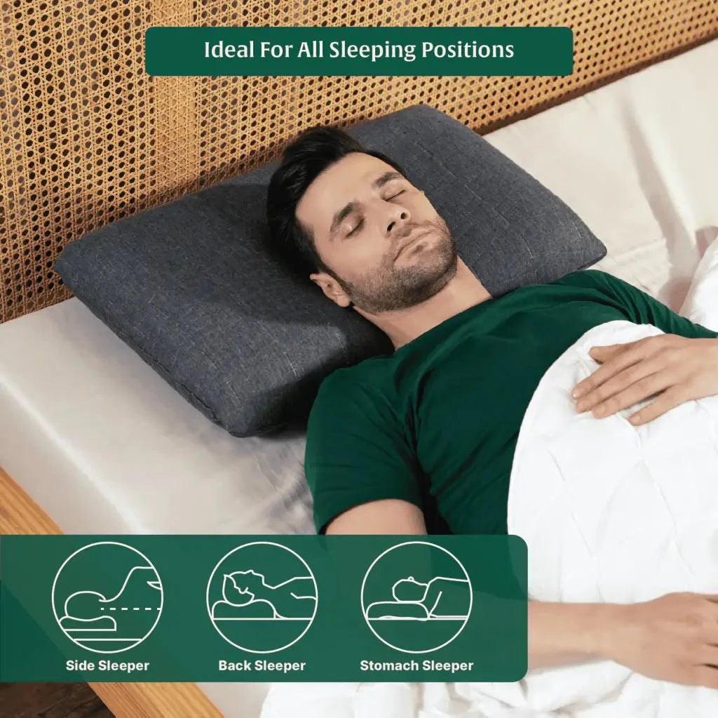 Original Pillow- Memory Foam- Medium Firm Regular Pillow The White Willow 