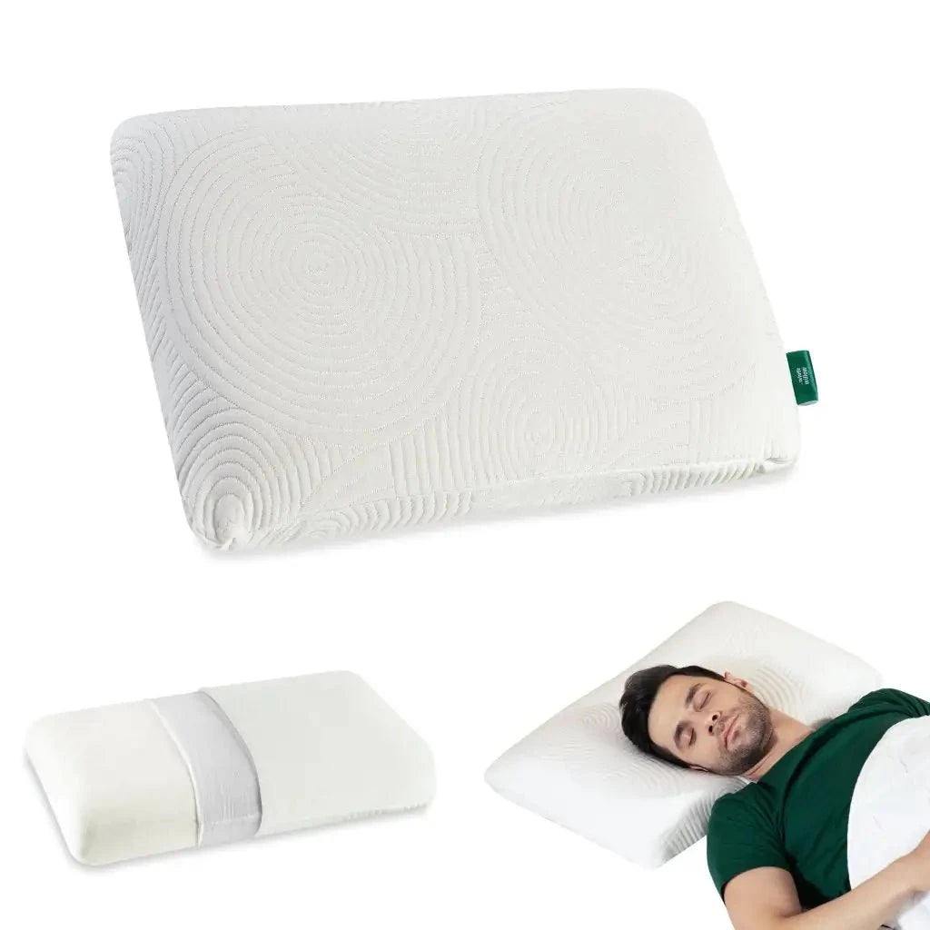 Original Pillow- Memory Foam- Medium Firm Regular Pillow The White Willow Lunar Soft Standard Size: 22 inch x 14 inch 4 inch