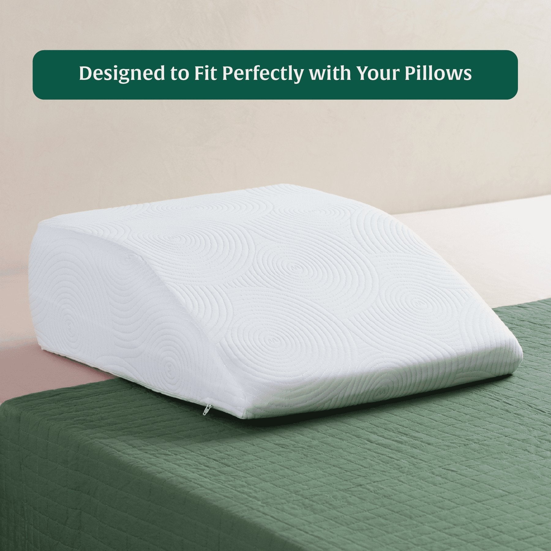 Platform Wedge Cover Only - Pillow Cover - The White Willow