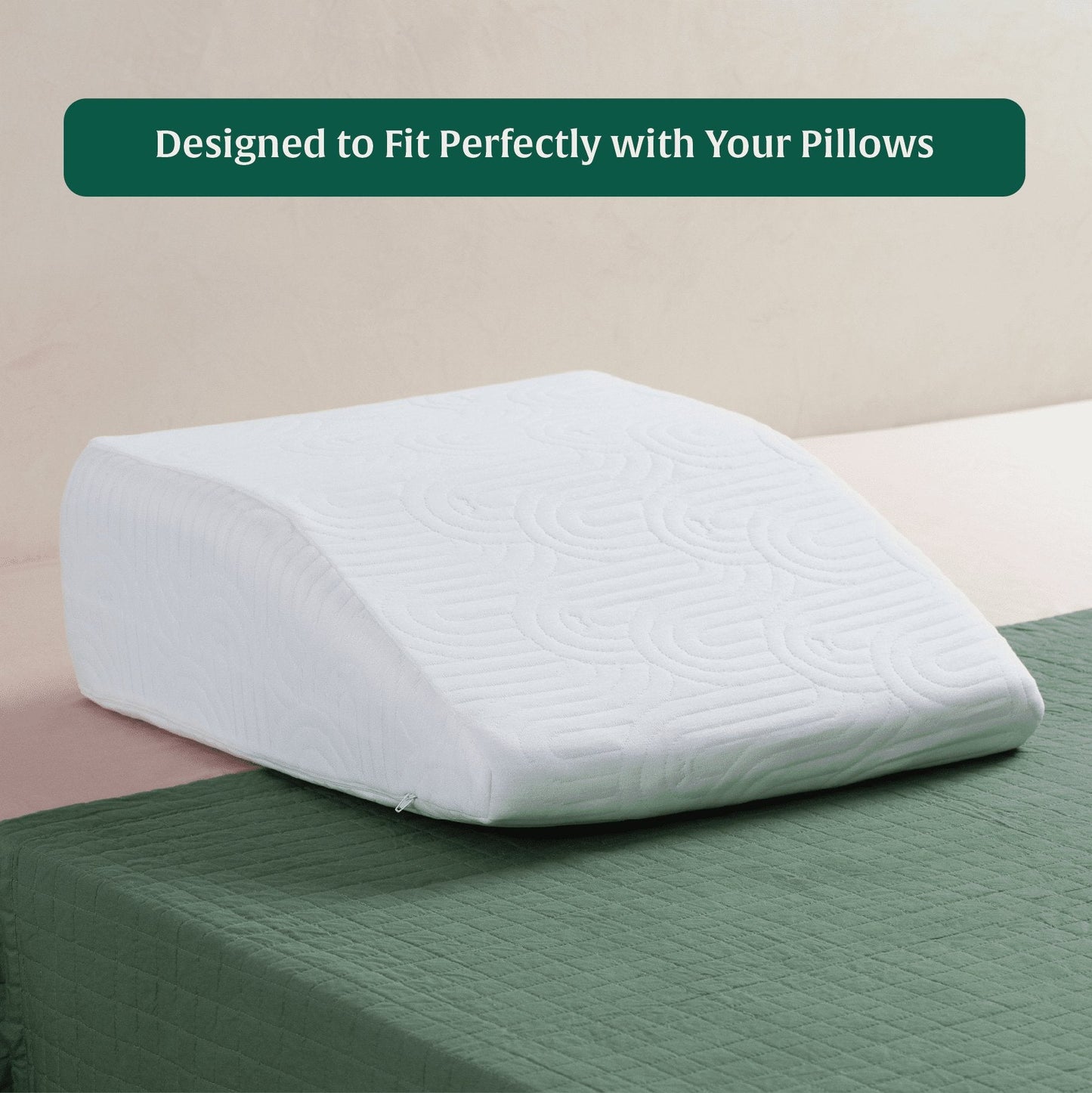 Platform Wedge Cover Only - Pillow Cover - The White Willow