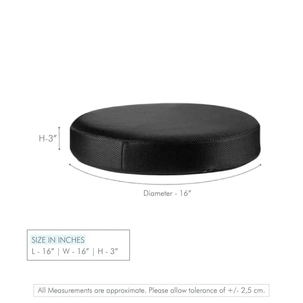 PoshRest Round Seat Pads Seat Cushion The White Willow 