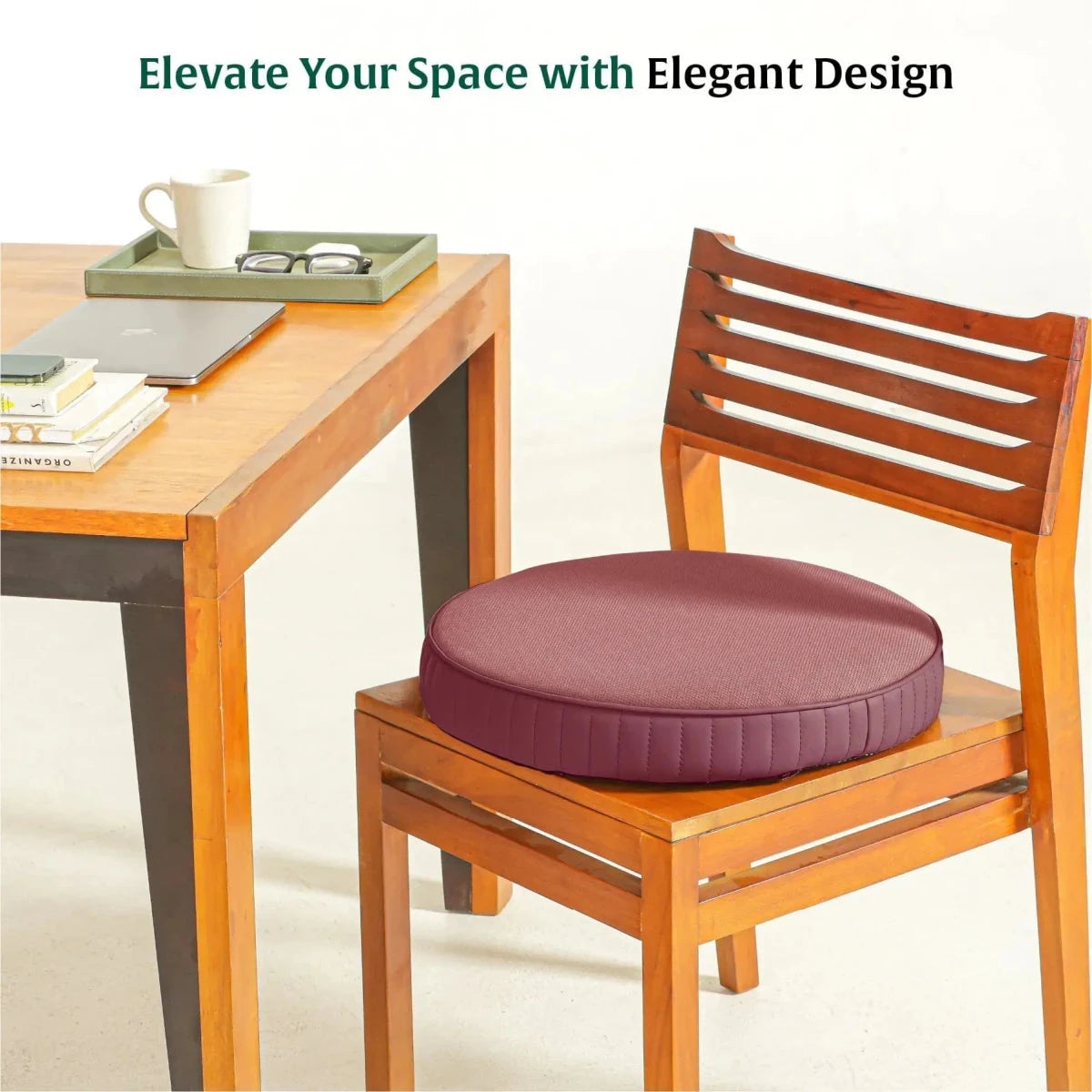 PoshRest Round Seat Pads Seat Cushion The White Willow 
