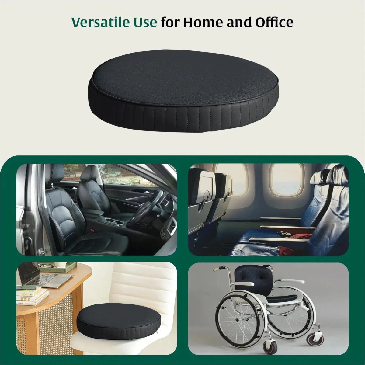 PoshRest Round Seat Pads Seat Cushion The White Willow 
