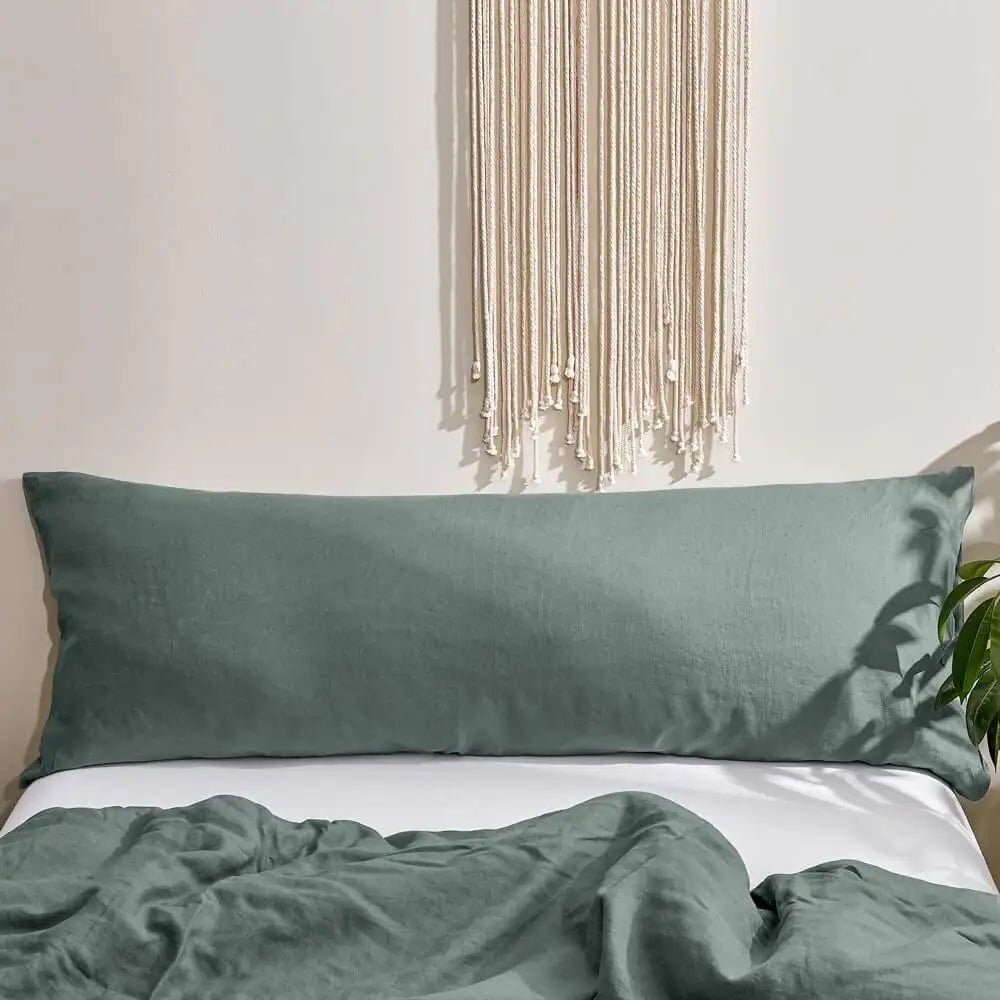 Premium Organic Cotton Comfy Nest Full Body Pillow Cover - Pack of 1 - Pillow Cover - The White Willow