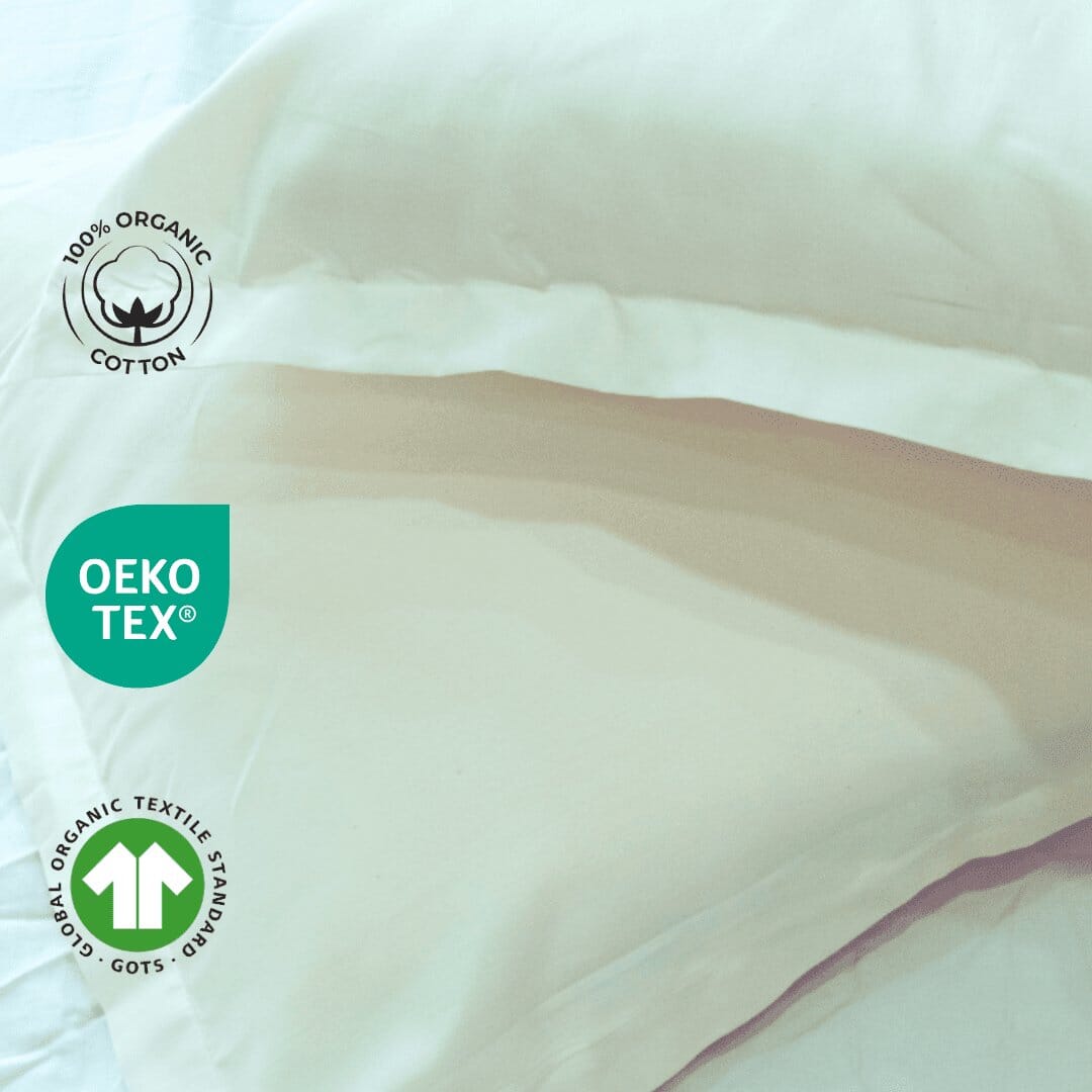 Premium Organic Cotton Original Pillow Covers- Pack of 2 The White Willow 