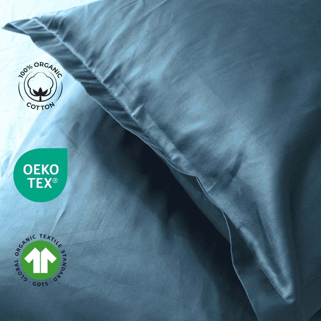 Premium Organic Cotton Original Pillow Covers- Pack of 2 The White Willow 