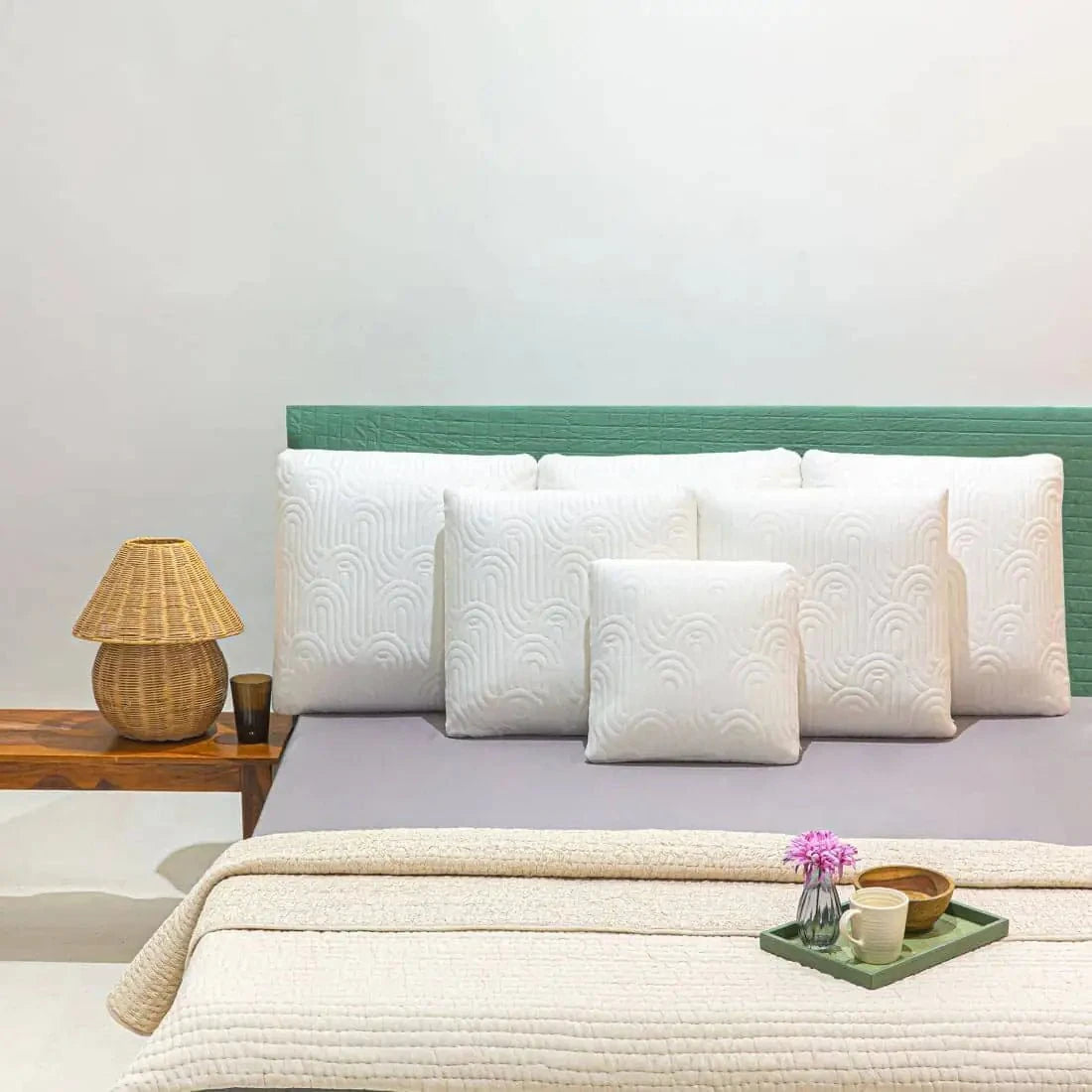 RelaxSquare Foam Cushion Bed & Sofa Cushion The White Willow 