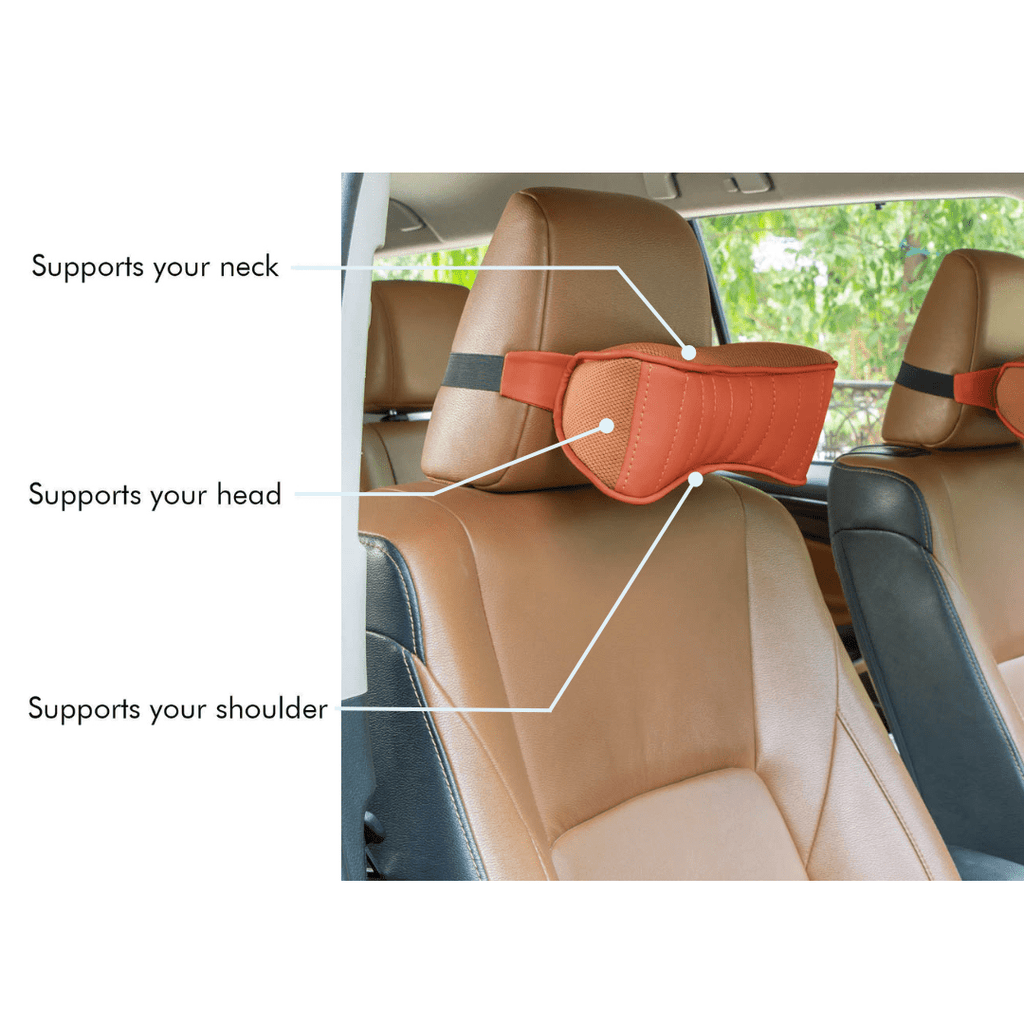 Highly Recommended Memory Foam Car Headrest and Neck Support