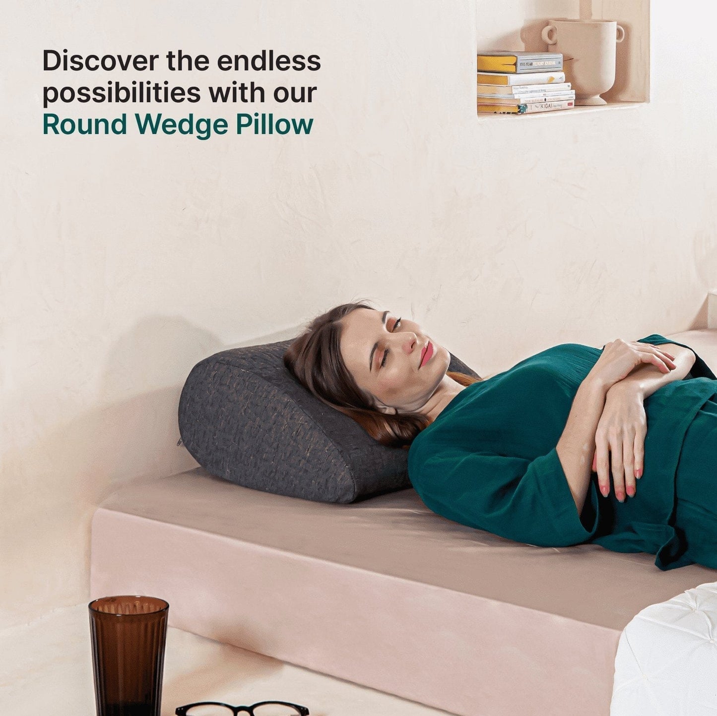 Roundabout Comfort Pillow - Bed Wedge - The White Willow