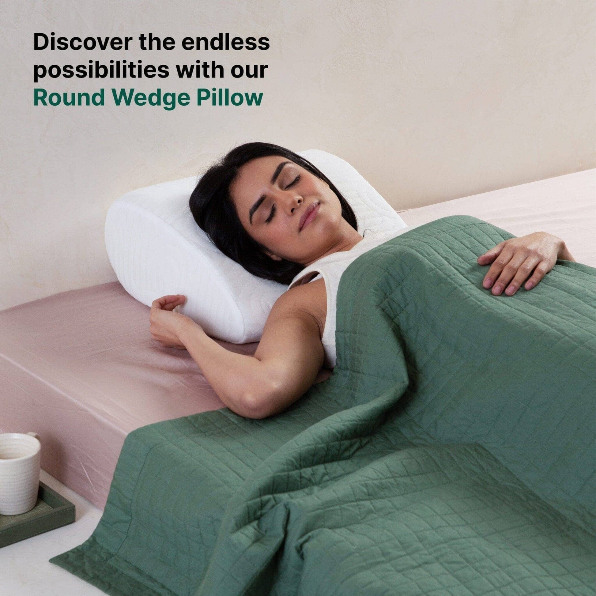 Roundabout Comfort Pillow - Bed Wedge - The White Willow