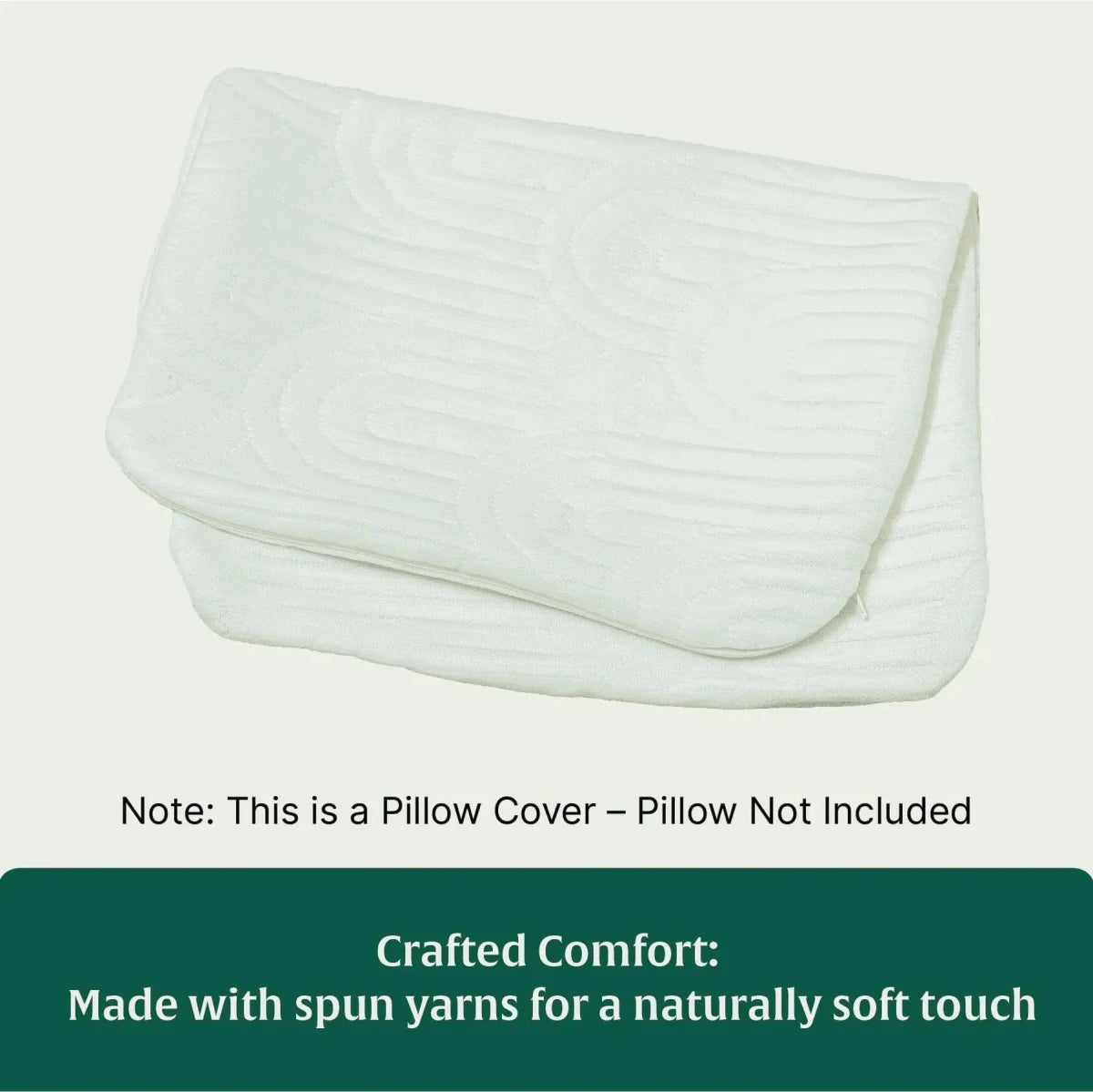 Roundabout Soft Fabric Wedge Pillow Cover With Zip Closure Case - Pillow Cover - The White Willow