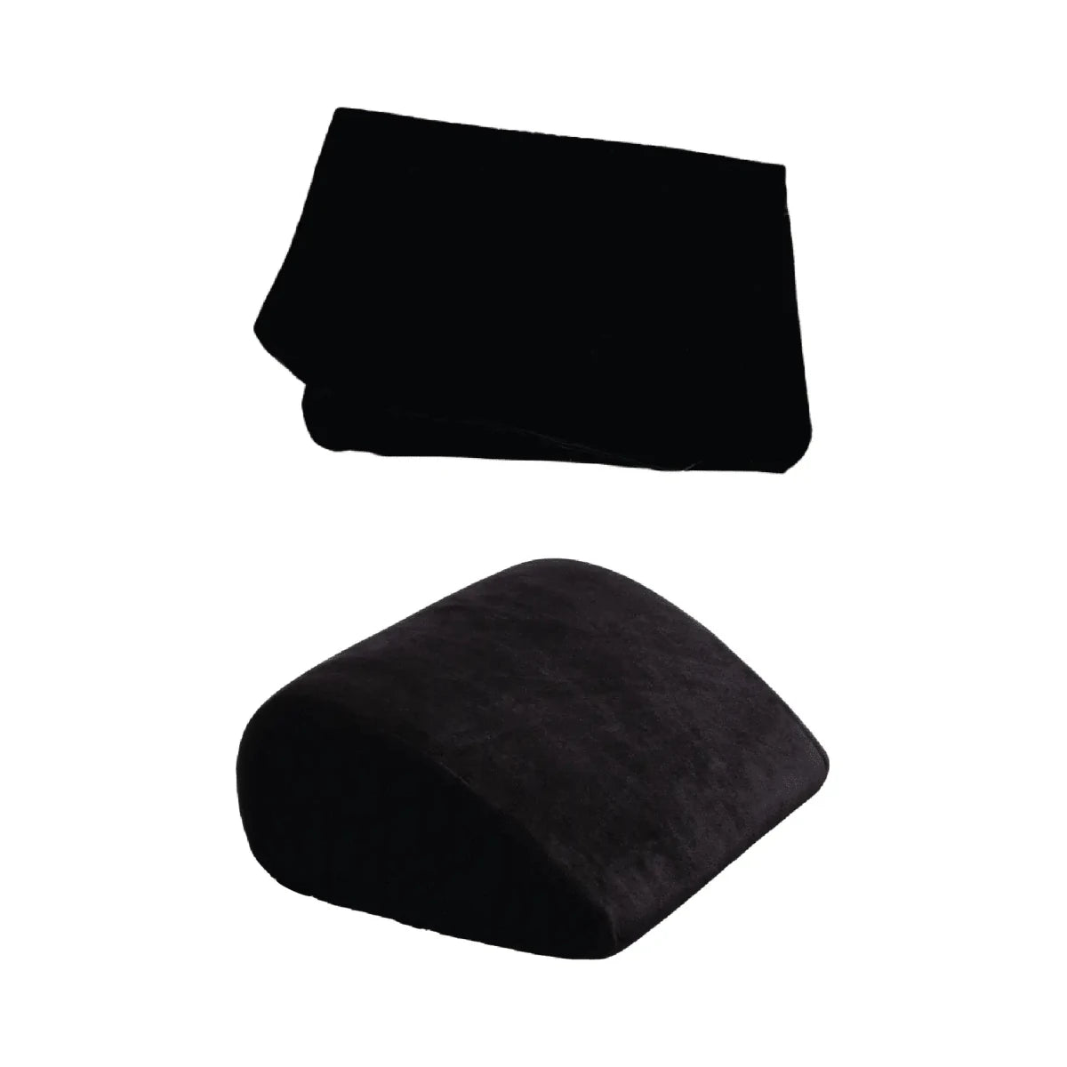 Roundabout Soft Fabric Wedge Pillow Cover With Zip Closure Case - Pillow Cover - The White Willow
