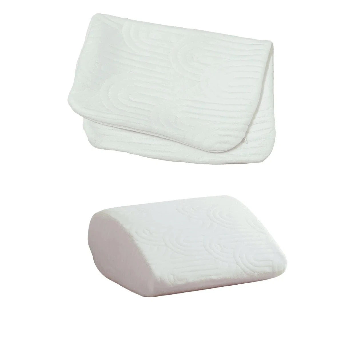 Roundabout Soft Fabric Wedge Pillow Cover With Zip Closure Case - Pillow Cover - The White Willow