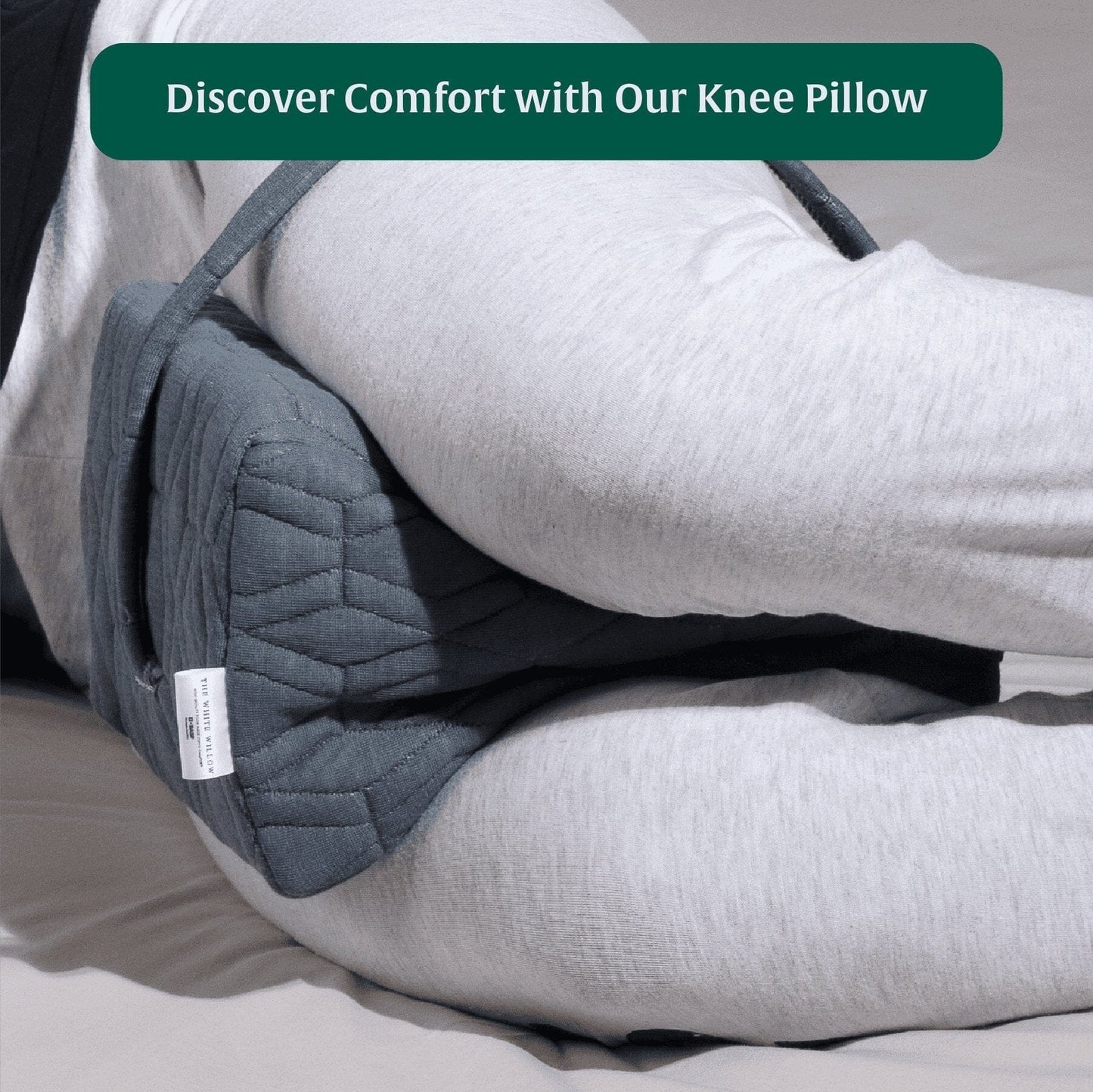 SecureComfort Knee Rest Pillow - Leg Support Pillow - The White Willow