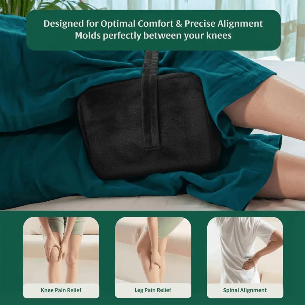 SecureComfort Knee Rest Pillow - Leg Support Pillow - The White Willow