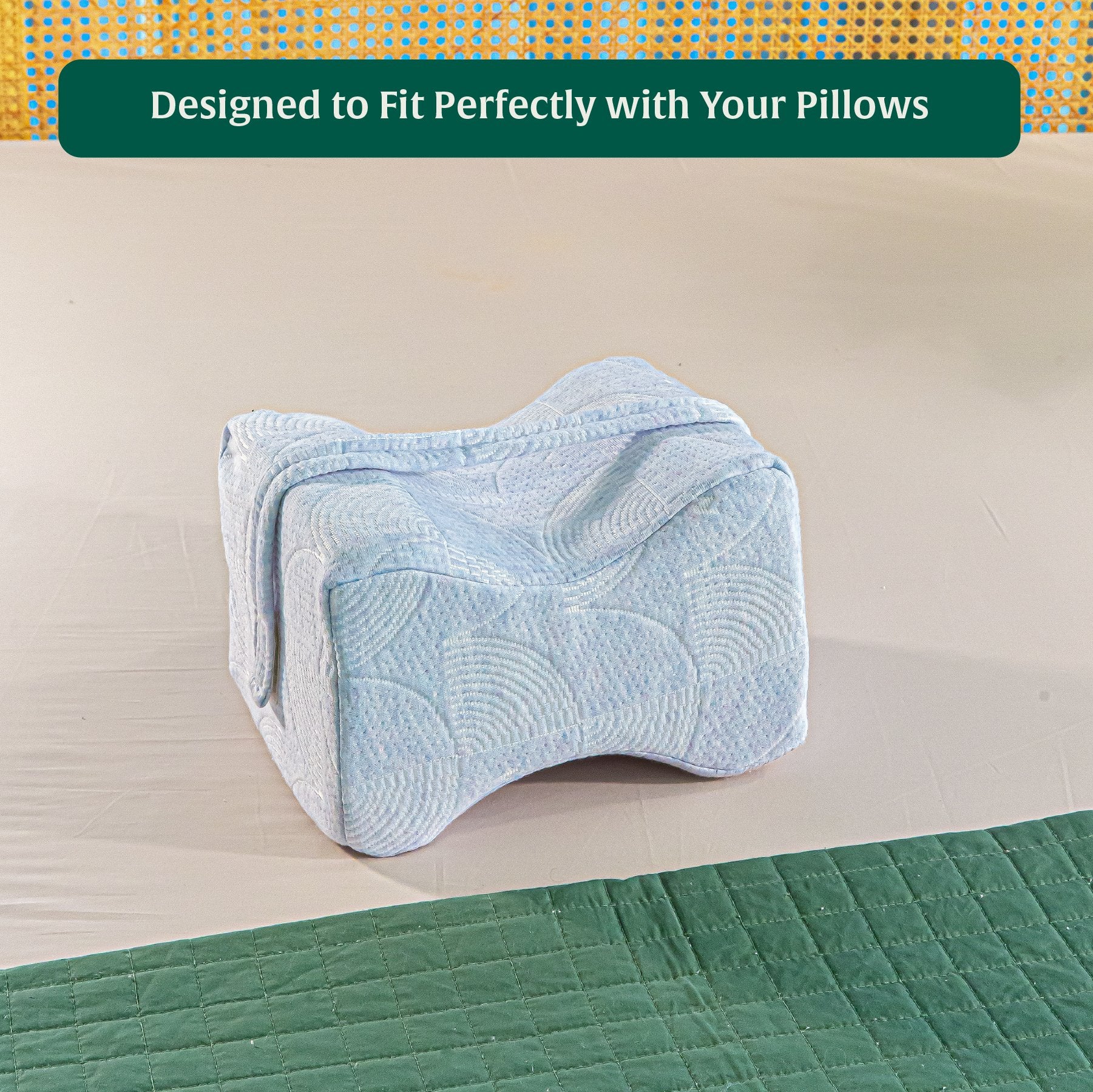 SecureComfort Knee Rest Pillow Cover Only - The White Willow