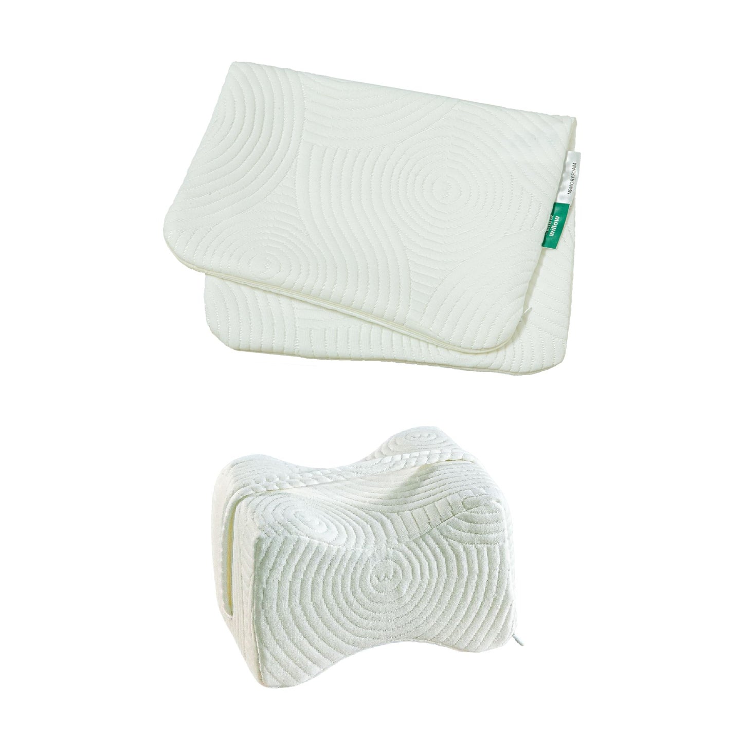 SecureComfort Knee Rest Pillow Cover Only - The White Willow