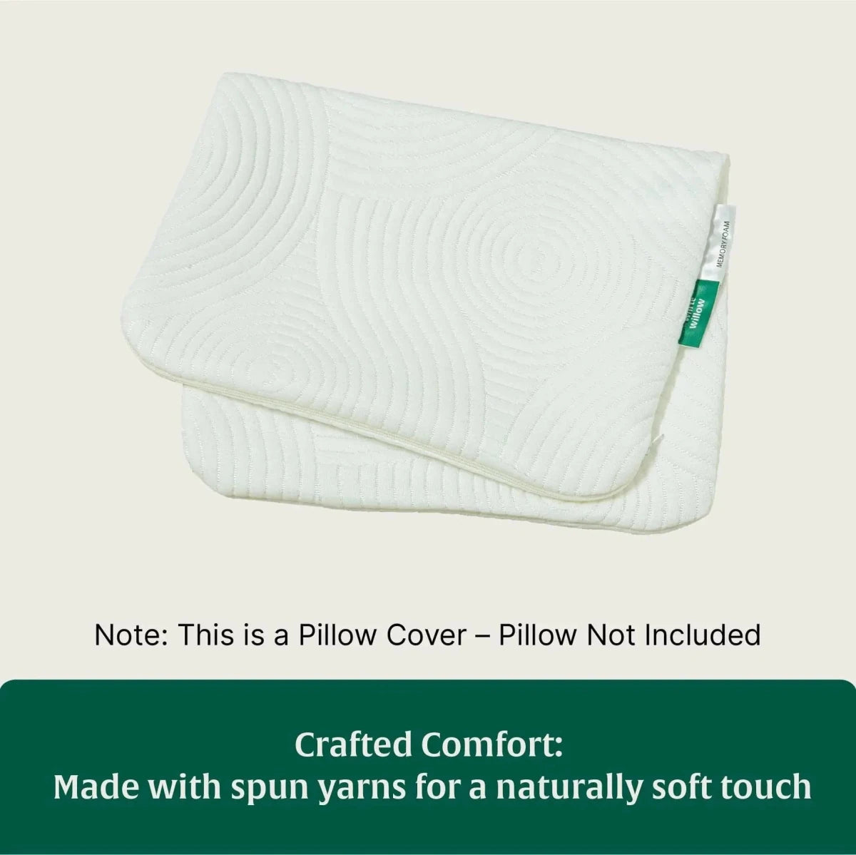 SecureComfort Knee Rest Pillow Cover Only - Pillow Cover - The White Willow