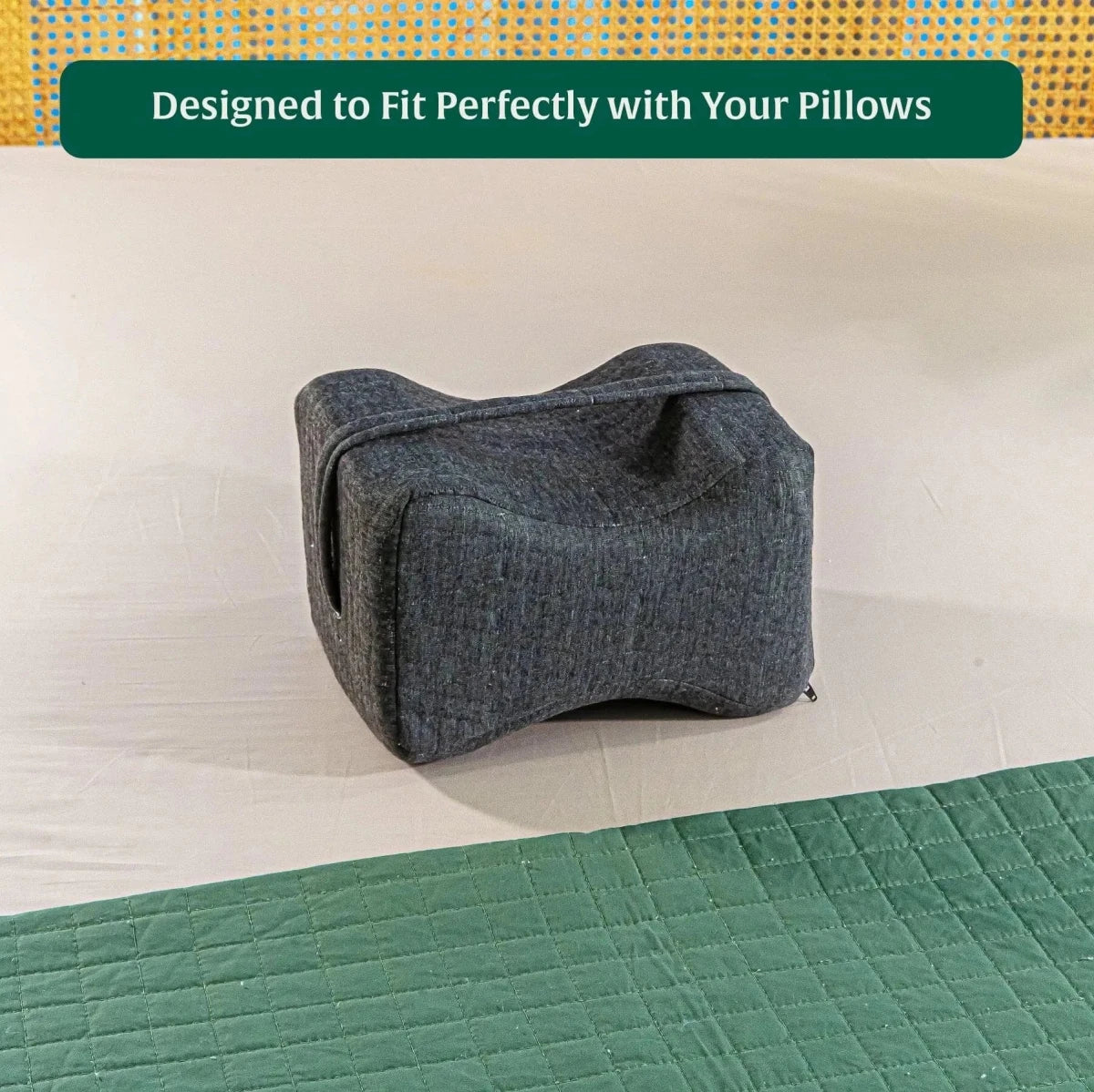 SecureComfort Knee Rest Pillow Cover Only - Pillow Cover - The White Willow