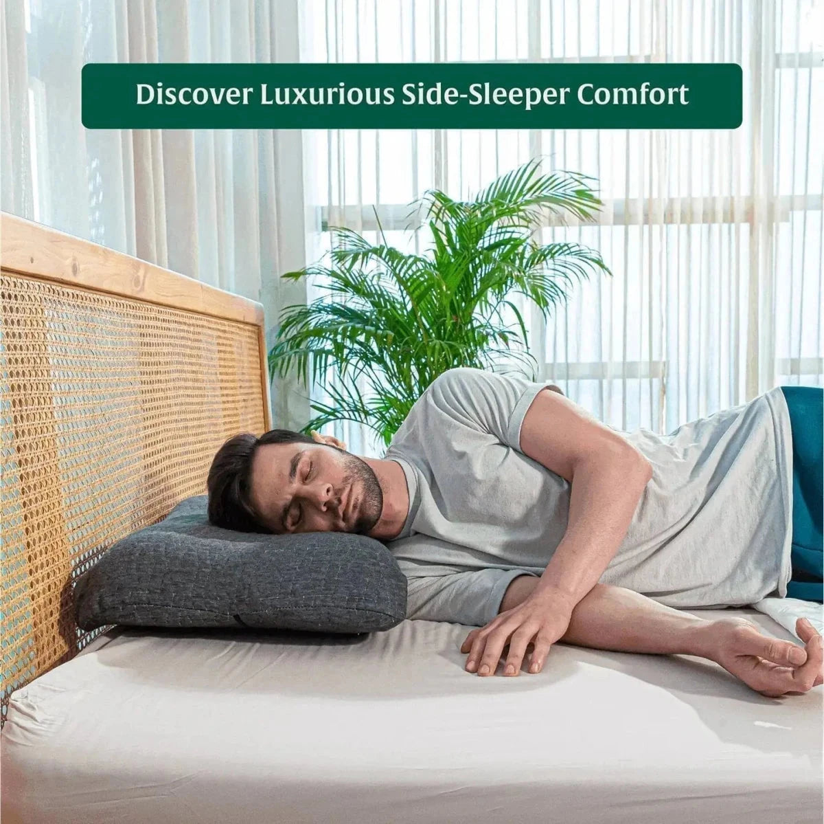 SereneSleeper Rest Easy Comfort Pillow Contour Pillow The White Willow 