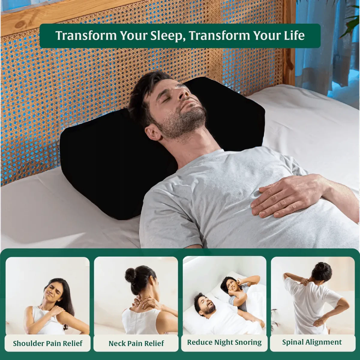 Side Sleeper Pro Pillows Speciality Pillow The White Willow 
